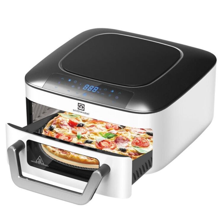 Smith & Nobel 8 Litre Slim Pizza Oven Air Fryer SNLAF50