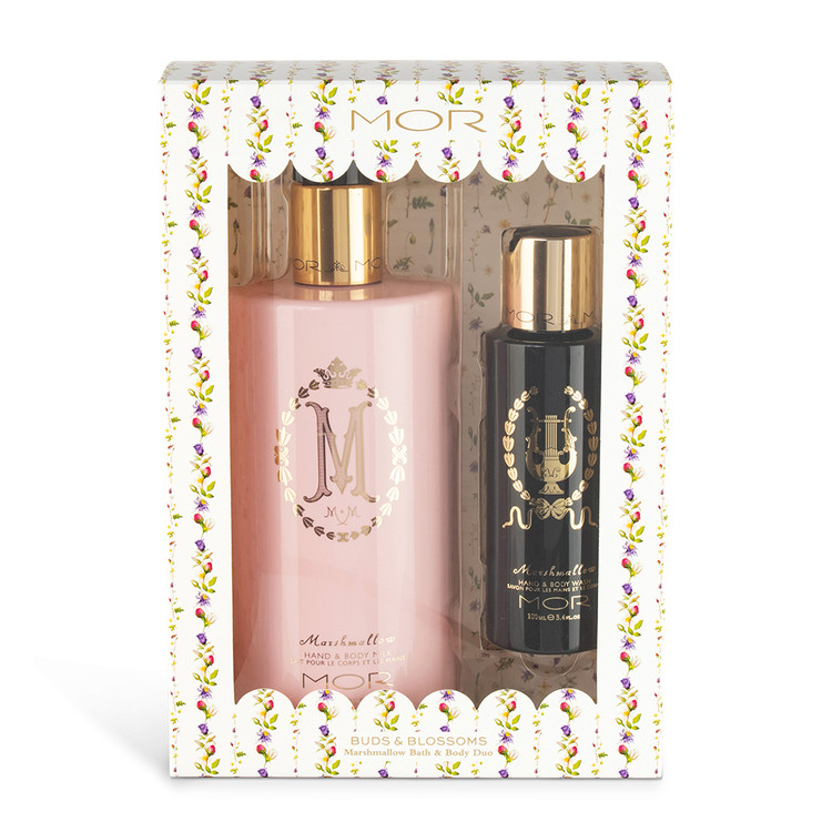 Morboutique Buds And Blooms Marshmallow Bath And Body Duo