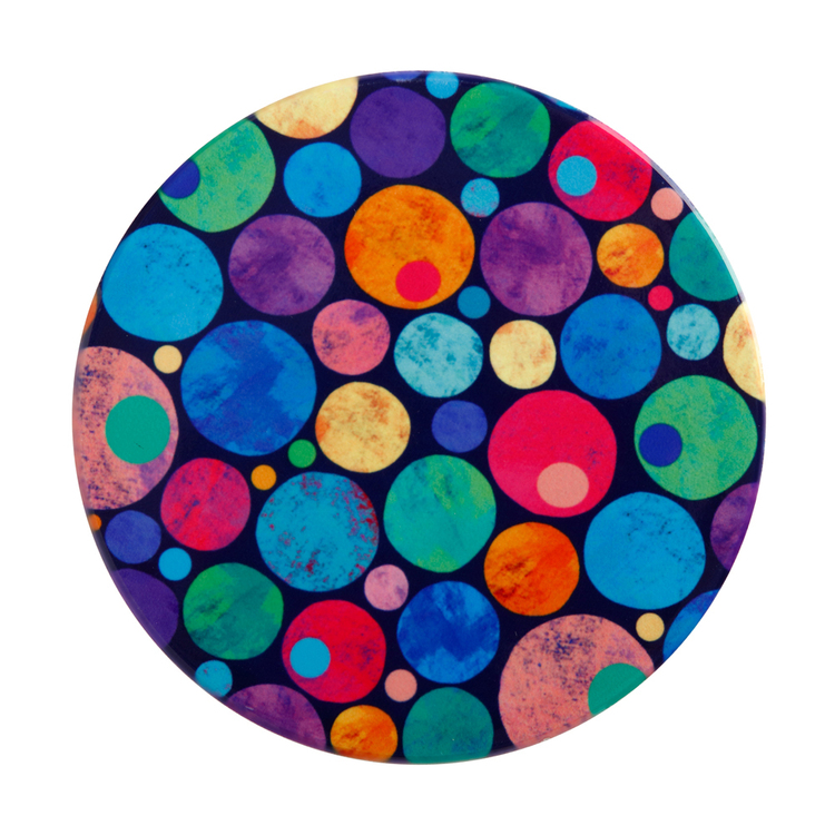 Maxwell & Williams Kasey Rainbow Be Kind Ceramic Coaster 10cm Dots