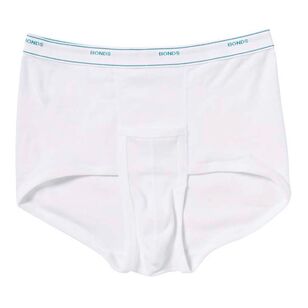 Bonds Men's Full Support Brief White