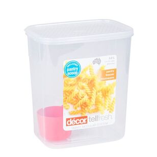 Decor Tellfresh 3L Plastic Tall Oblong Food Storage Container