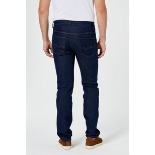 Jeans Ltd Men's Slim Fit Stretch Stonewash Denim Jeans Blue Wash