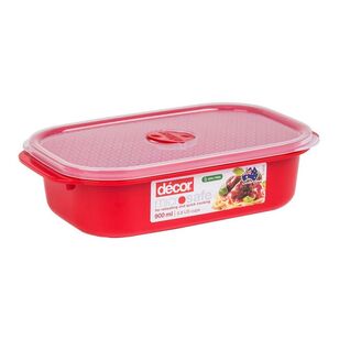 Decor Microsafe 900 ml Oblong Food Storage Container
