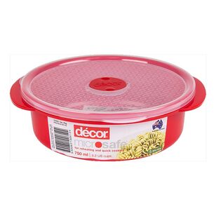 Decor Microsafe 750 ml Round Container