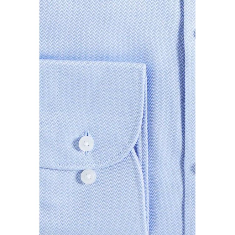 Van Heusen Men's Nailhead Long Sleeve Business Shirt Blue