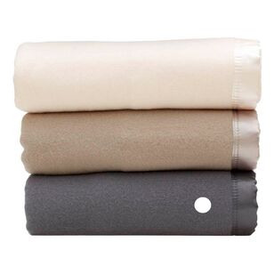 Gainsborough Australian Wool Blanket Single Bed/Double Bed Slate