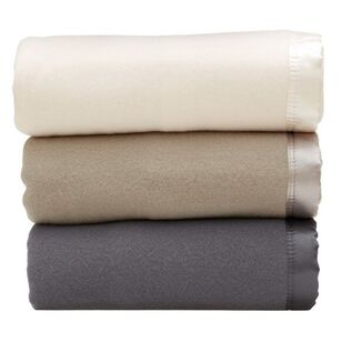 Gainsborough Australian Wool Blanket Queen Bed/King Bed Slate