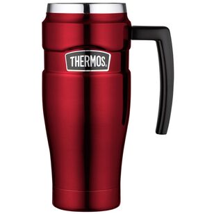 Thermos King 470 ml Stainless Steel Vacuum Insulated Travel Mug Red