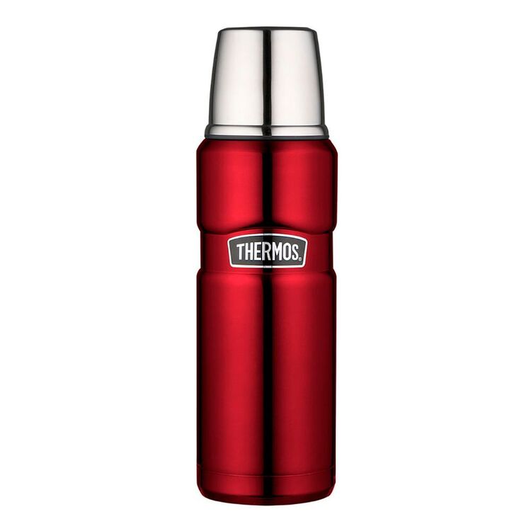 Thermos King 470 ml Stainless Steel Vacuum Insulated Flask Red