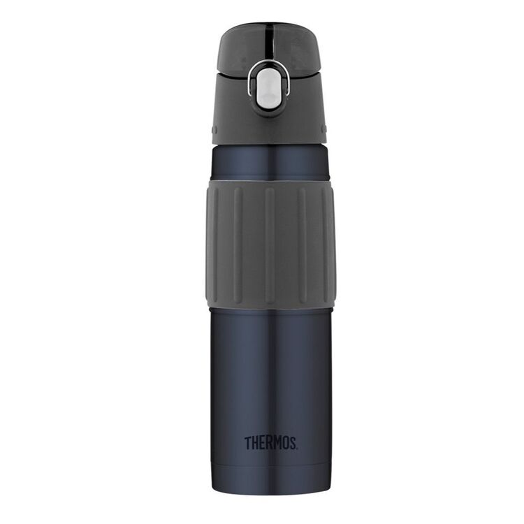 Thermos King 530 ml Vacuum Insulated Hydration Bottle with Hygienic Flip Lid Midnight Blue