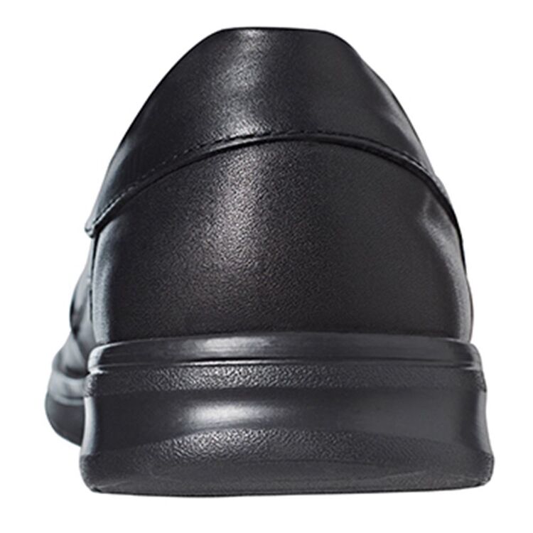 Slatters Men's Ashford Leather Gusset Slip On Business Shoes Black