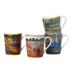 Casa Domani Impressions 375 ml 4-Piece Monet Mug Set