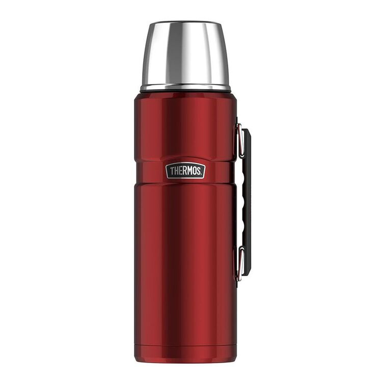 Thermos Stainless King Vacuum Insulated Flask 2L Red