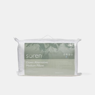 Soren Down Alternative Pillow Medium White Standard
