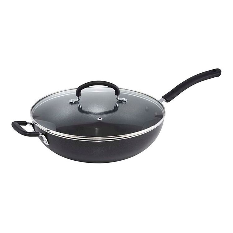 Tefal Specialty 32 cm PTFE Wok and Lid