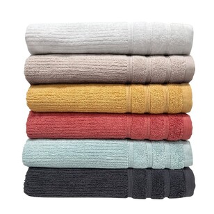 Bas Phillips Cairo Egyptian Cotton Towel Collection Graphite