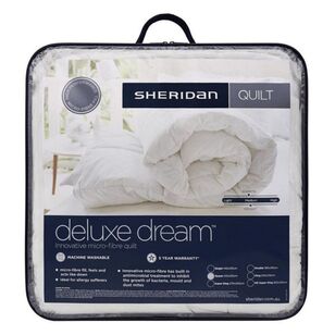 Sheridan Deluxe Dream Quilt White