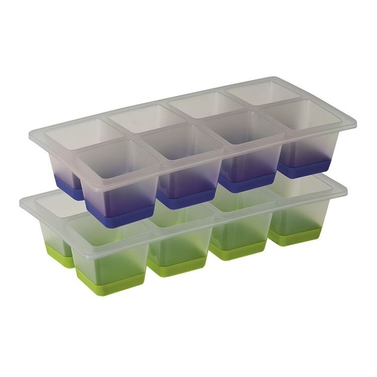 Tovolo King Cube Ice Tray (Charcoal) - Reusable & Large Silicone