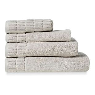 Shaynna Blaze Hamilton Plain Dyed Towel Collection Grey Mist