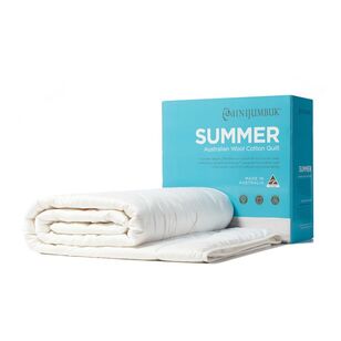 MiniJumbuk 225 GSM Summer Australian Wool Cotton Quilt