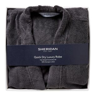 Sheridan Quick Dry Robe Graphite