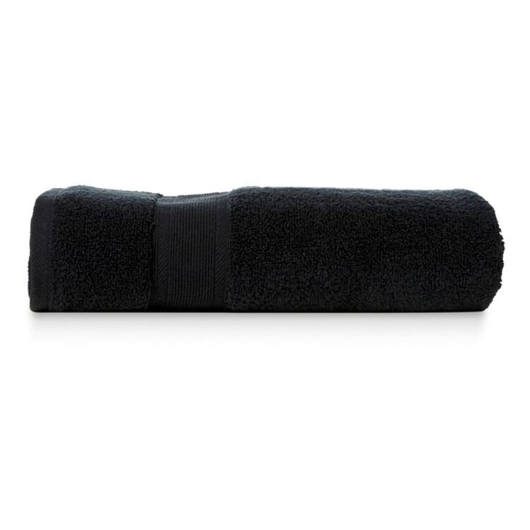 Dri Glo Zero Twist Bath Towel Black 76 x 132 cm