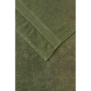 Dri Glo Zero Twist Bath Towel Green 76 x 132 cm
