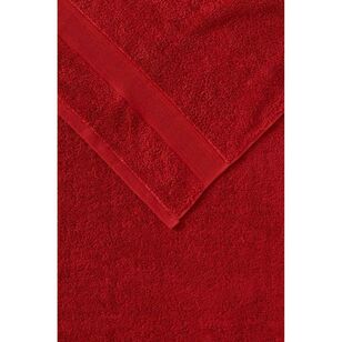 Dri Glo Zero Twist Bath Towel Red 76 x 132 cm