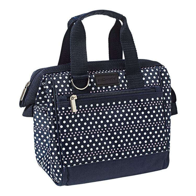Smith & Nobel Insulated Lunch Bag Navy/Dots