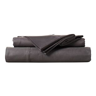 Polo 1900 Thread Count Cotton Rich Sheet Set Charcoal
