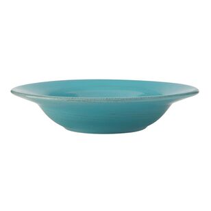 Casa Domani Portofino 25 cm Rimmed Soup Bowl Turquoise