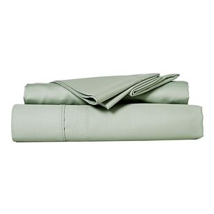 Accessorize 1000 Thread Count Cotton Rich Sheet Set Sage King Bed