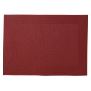 Maxwell & Williams 45 x 30 cm Placemat Wide Border Red