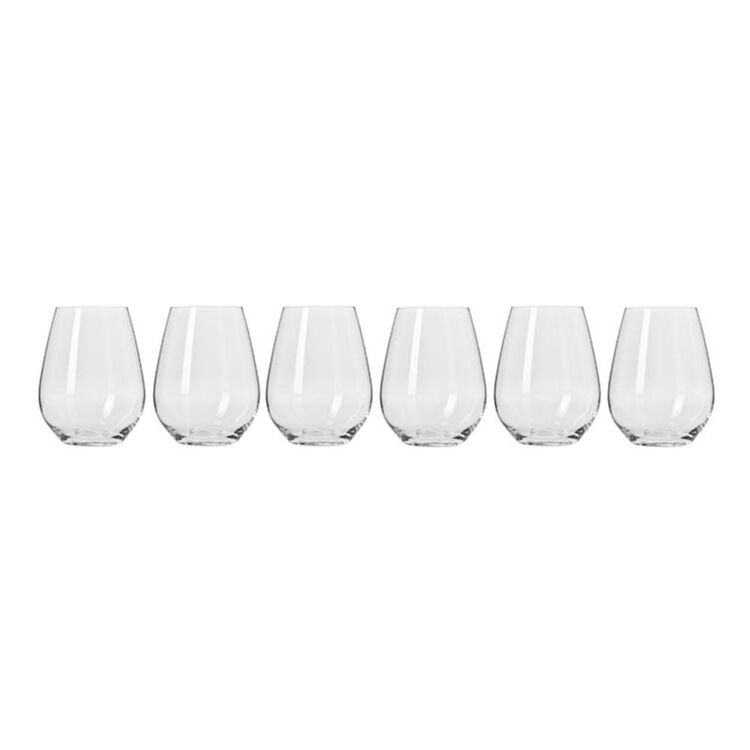 Krosno Harmony 6-Piece Stemless White Wine Set