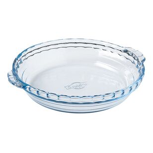 O'Cuisine 1.3L Glass Pie Dish with Handles