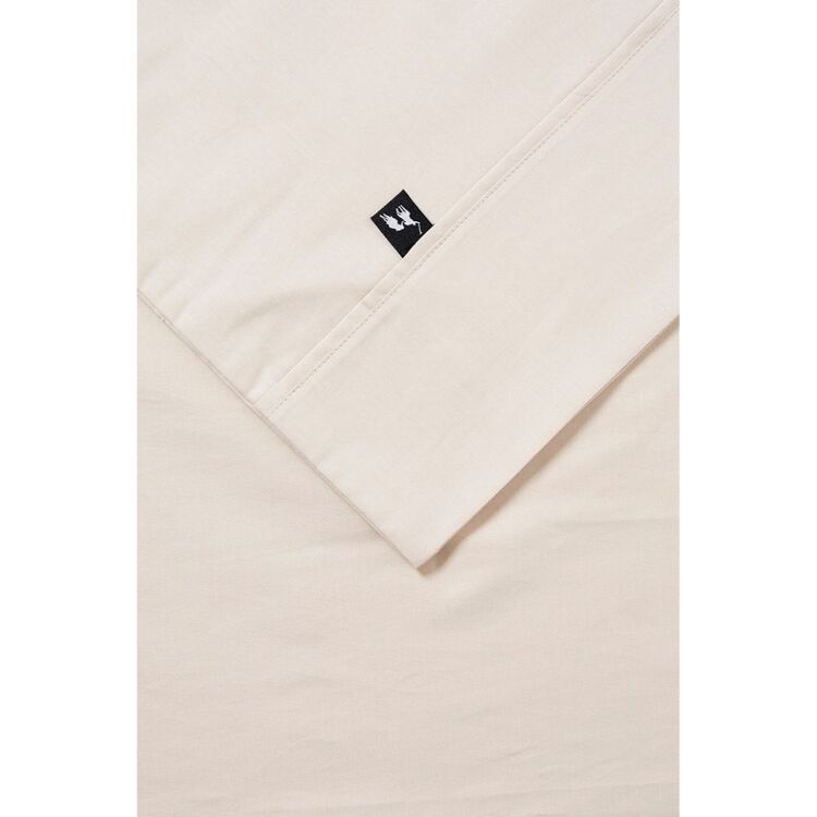 Polo 1300 Thread Count Cotton Rich Sheet Set Latte Queen