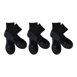 Jack Of All Trades Men's Action Cotton Sport Sock Black