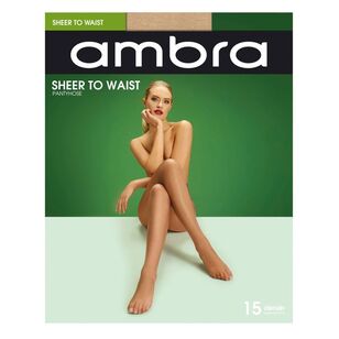 Ambra Women's Sheer To Waist Tights Natural