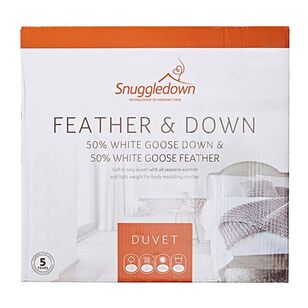 Snuggledown 50/50 White Goose Down Quilt