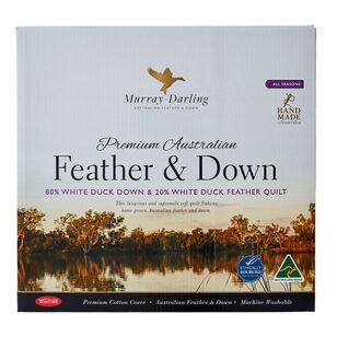 Tontine Murray Darling 80/20 Australian White Duck Down & Feather Quilt
