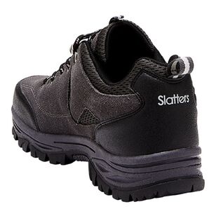Slatters Men's Trek Suede Lace Up Hiking Boots Grey