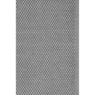 Just Home 33 x 150 cm Ribbed Runner Grey
