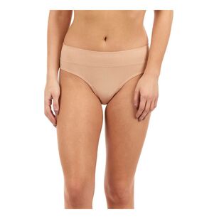 Ambra Women's Smooth Lines Bikini 2 Pack Nude