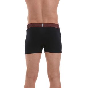 Tradie Black Men's Cotton Fly Front Trunk 3 Pack Black