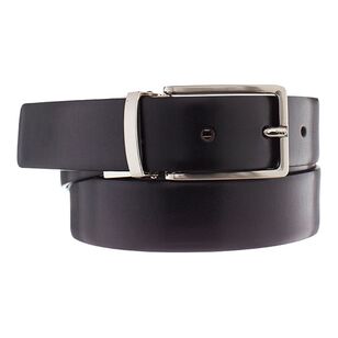 Bronson Casual Men's Leather Reversible Belt 32 mm Black & Choc