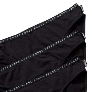 Bonds Women's Hipster Bikini 3 Pack Black