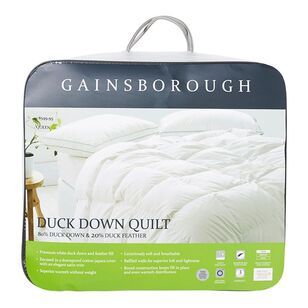 Gainsborough 80/20 Duck Down & Feather Quilt King Bed