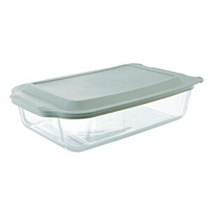 Pyrex 4.7L Rectangle Deep Dish with Lid