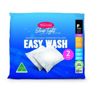 Tontine Sleep Tight Easy Wash European Pillow 2 Pack