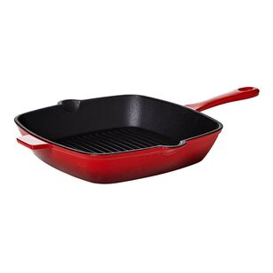 Smith & Nobel Traditions 26 cm Grill Pan Red